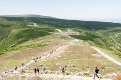 Z LUČNÍ BOUDY NA SNĚŽKU 